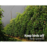 Instahut 50% Shade Cloth 1.83x30m Shadecloth Wide Heavy Duty White