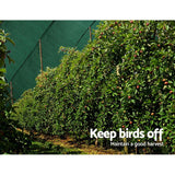 Instahut 50% Shade Cloth 3.66x20m Shadecloth Wide Heavy Duty Green