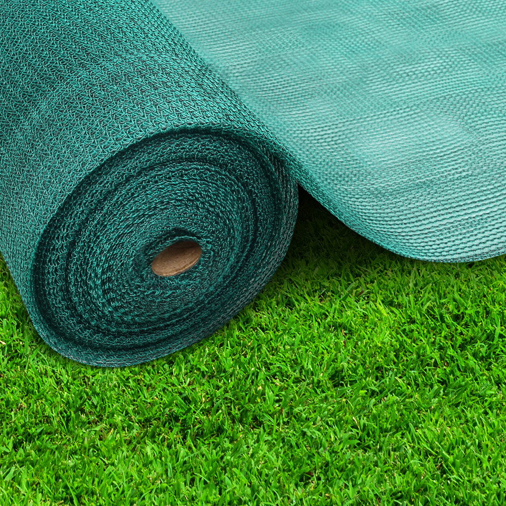 Umbrellas & Sunshades: Instahut 30% Shade Cloth 3.66x20m Shadecloth Wide Heavy Duty Green
