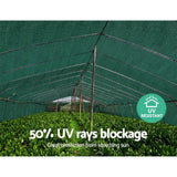 Umbrellas & Sunshades: Instahut 50% Shade Cloth 1.83x20m Shadecloth Sail Heavy Duty Green