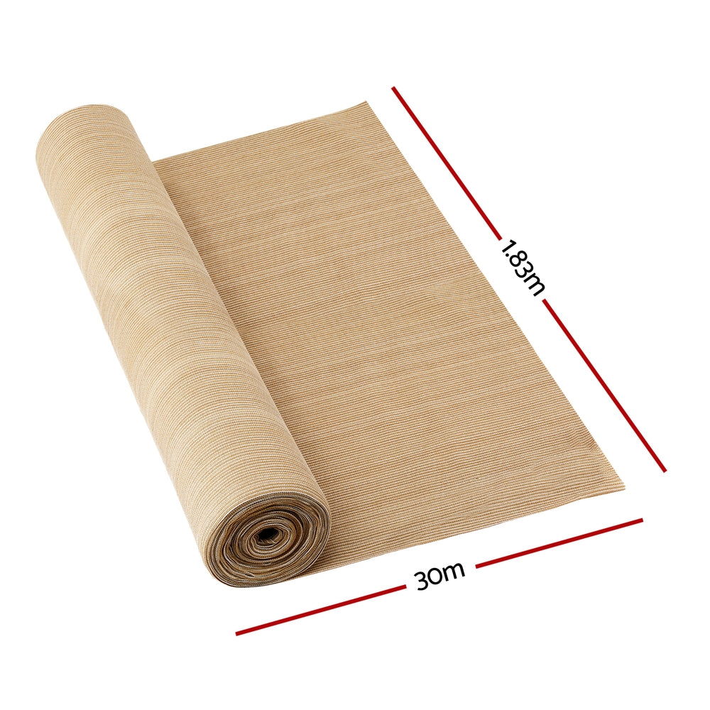 Umbrellas & Sunshades: Instahut 90% Shade Cloth 1.83x30m Shadecloth Sail BE