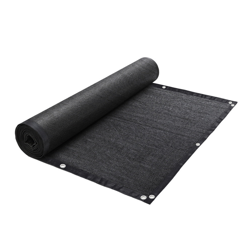 Umbrellas & Sunshades: Instahut Shade Cloth Sun Shade Fabric Patio UV Resistant Black 10x2m