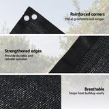 Umbrellas & Sunshades: Instahut Shade Cloth Sun Shade Fabric Patio UV Resistant Black 10x2m