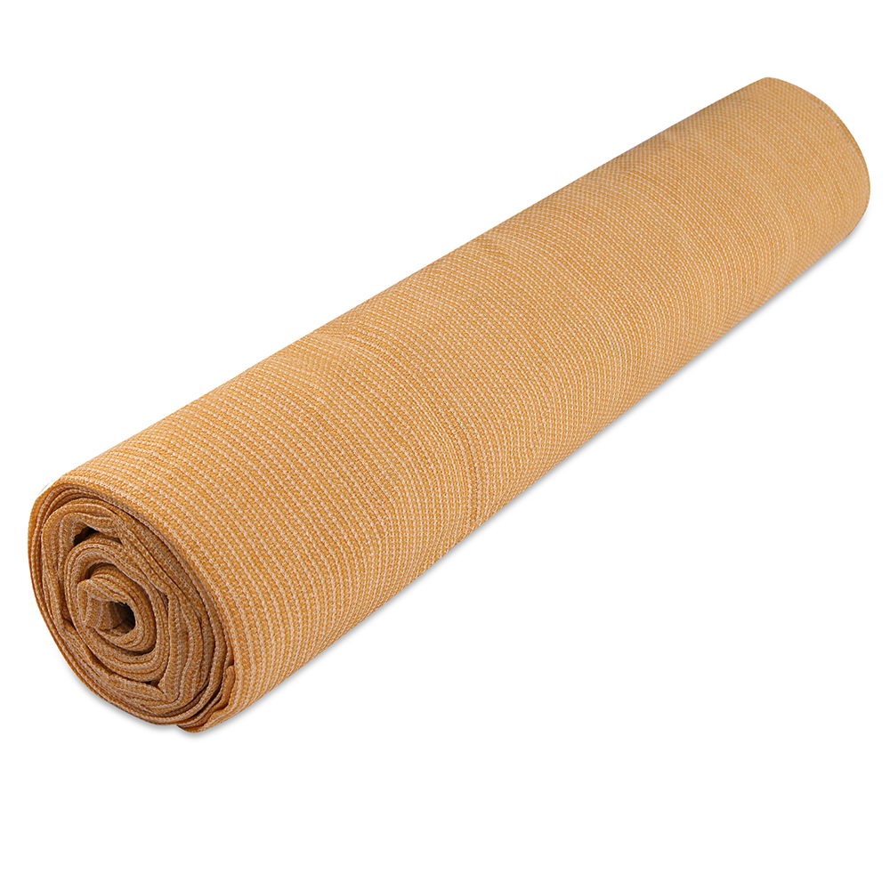 Umbrellas & Sunshades: Instahut 90% Shade Cloth 3.66x30m Shadecloth Sail Heavy Duty Beige
