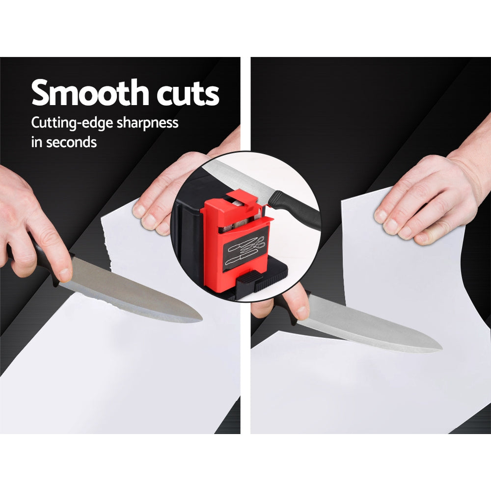 Chainsaws: Giantz Tool Sharpener Electric Drill Bit Knife Scissor Chisel Planer Grinder