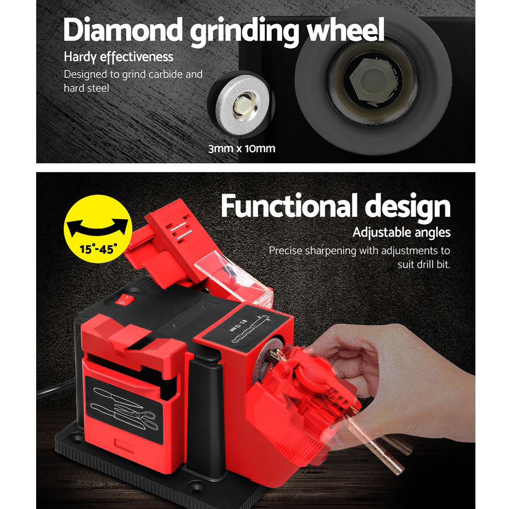 Chainsaws: Giantz Tool Sharpener Electric Drill Bit Knife Scissor Chisel Planer Grinder