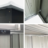 Sheds: Giantz Garden Shed 1.62x0.86M Sheds Outdoor Storage Tool Workshop House Shelter Sliding Door