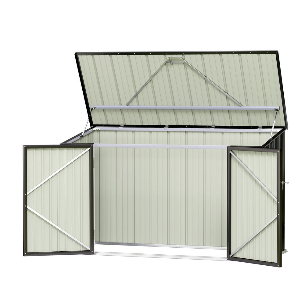 Sheds: Giantz Garden Shed 2.22x0.91M Bike Sheds Outdoor Storage Tool Workshop House Shelter Double Door
