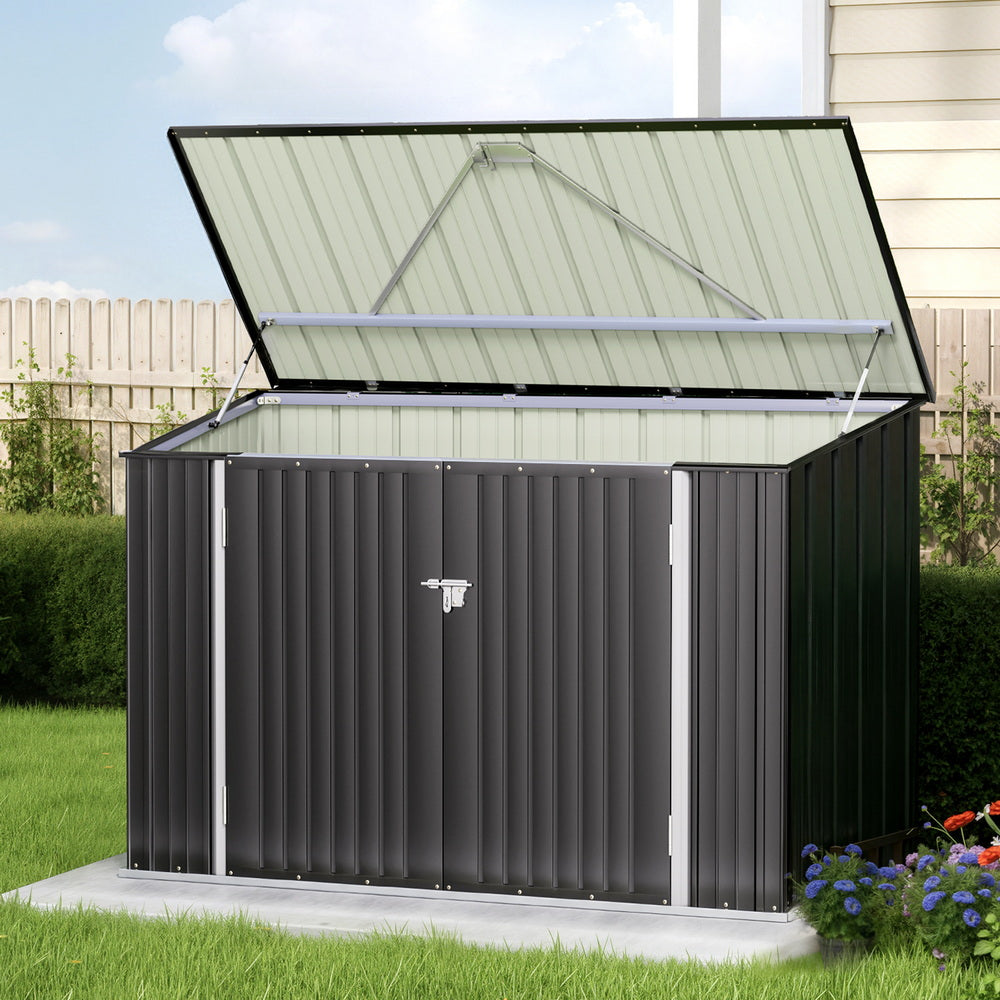 Sheds: Giantz Garden Shed 2.22x0.91M Bike Sheds Outdoor Storage Tool Workshop House Shelter Double Door