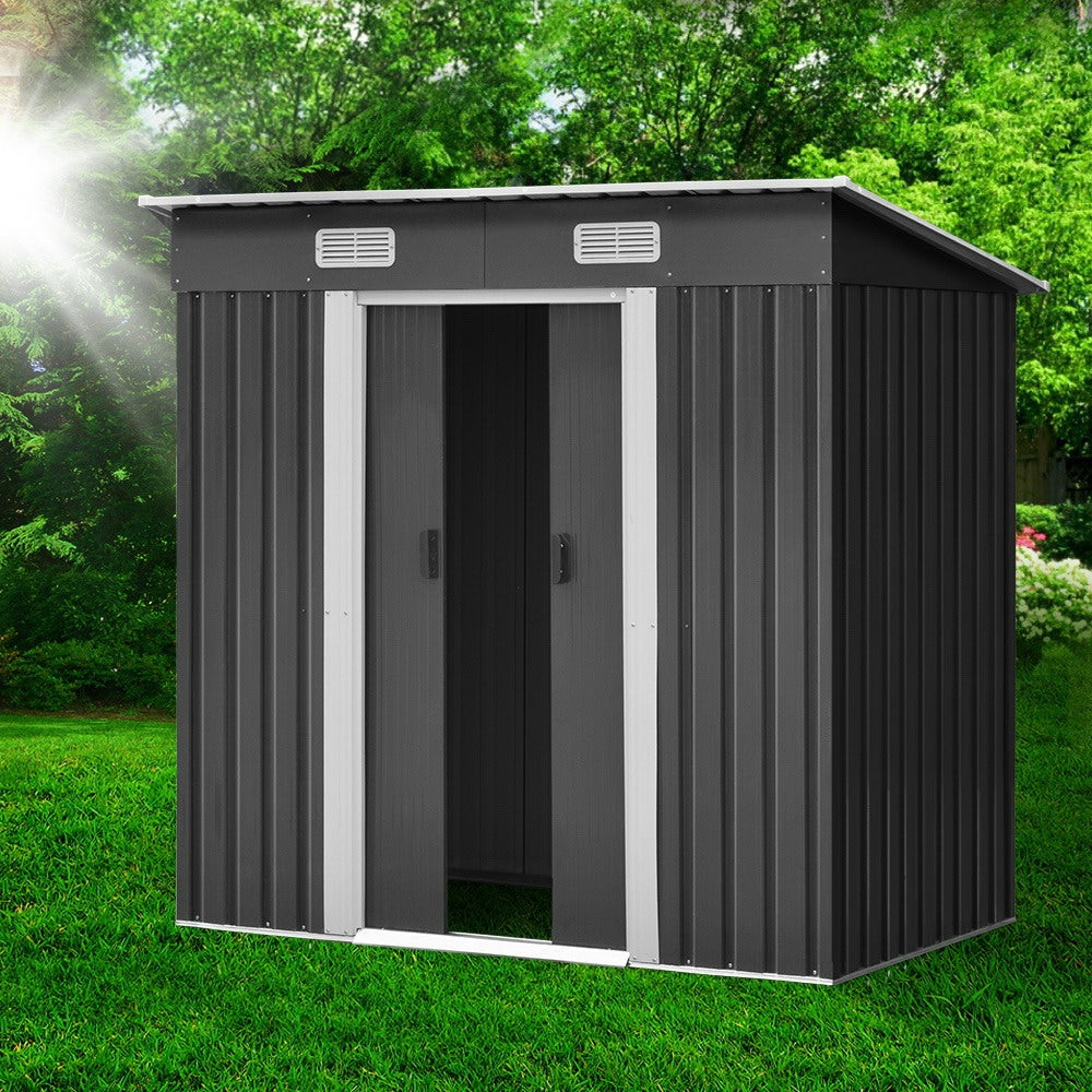 Sheds: Giantz Garden Shed 1.94x1.21M Sheds Outdoor Storage Workshop House Tool Shelter Sliding Door