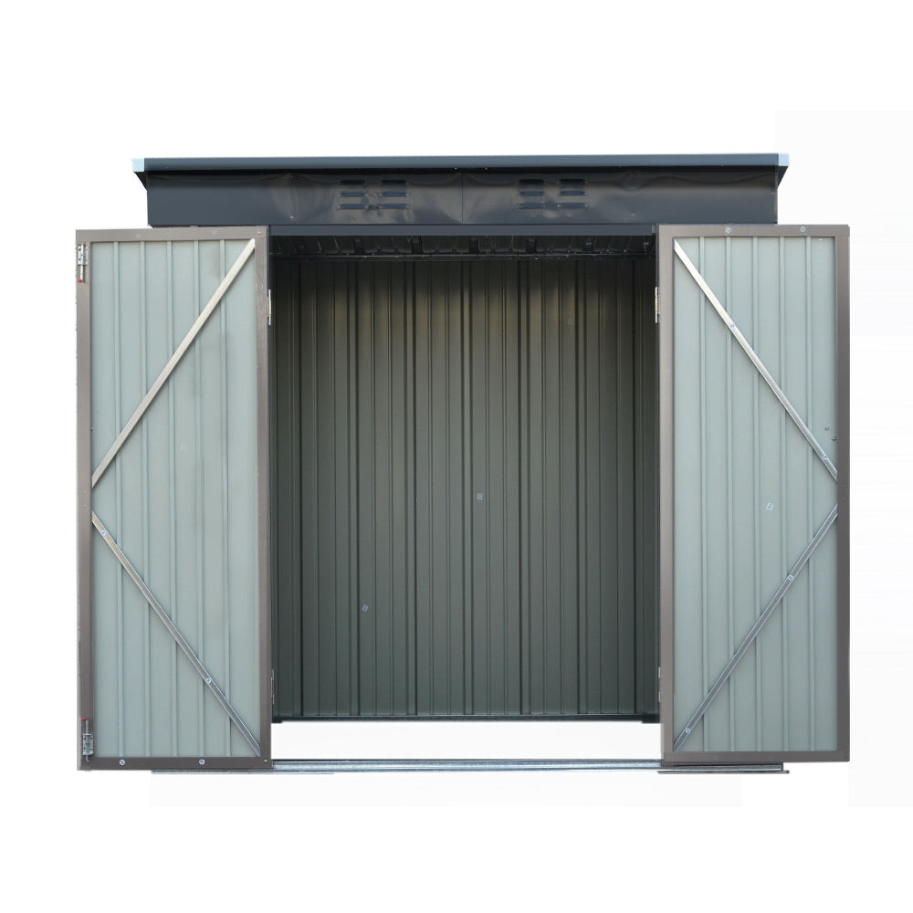 Sheds: Giantz Garden Shed 1.95x1.31M Sheds Outdoor Storage Steel Workshop House Tool Double Door