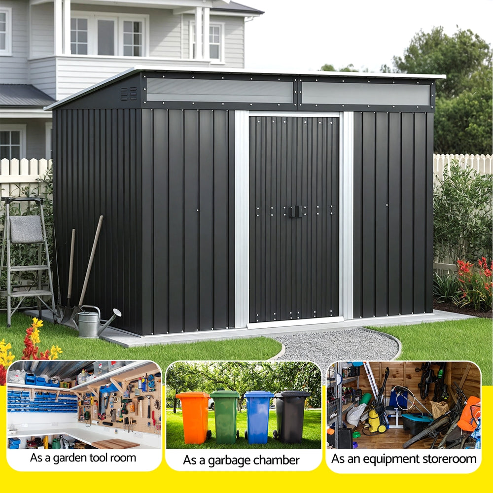 Sheds: Giantz Garden Shed Outdoor Storage 2.60x1.95M Tool Sheds Workshop House Shelter
