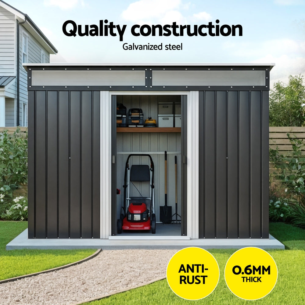 Sheds: Giantz Garden Shed Outdoor Storage 2.60x1.95M Tool Sheds Workshop House Shelter