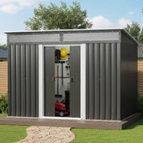 Giantz Garden Shed Outdoor Storage 2.60x1.95M Tool Sheds Workshop House Shelter