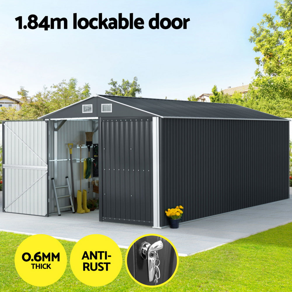 Sheds: Giantz Garden Shed Sheds Outdoor Storage 3x5.38M Tool Workshop House Shelter