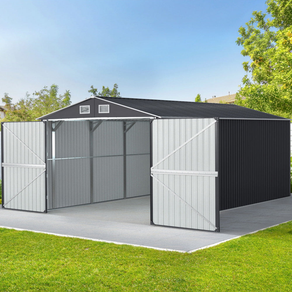 Sheds: Giantz Garden Shed Sheds Outdoor Storage 3x5.38M Tool Workshop House Shelter