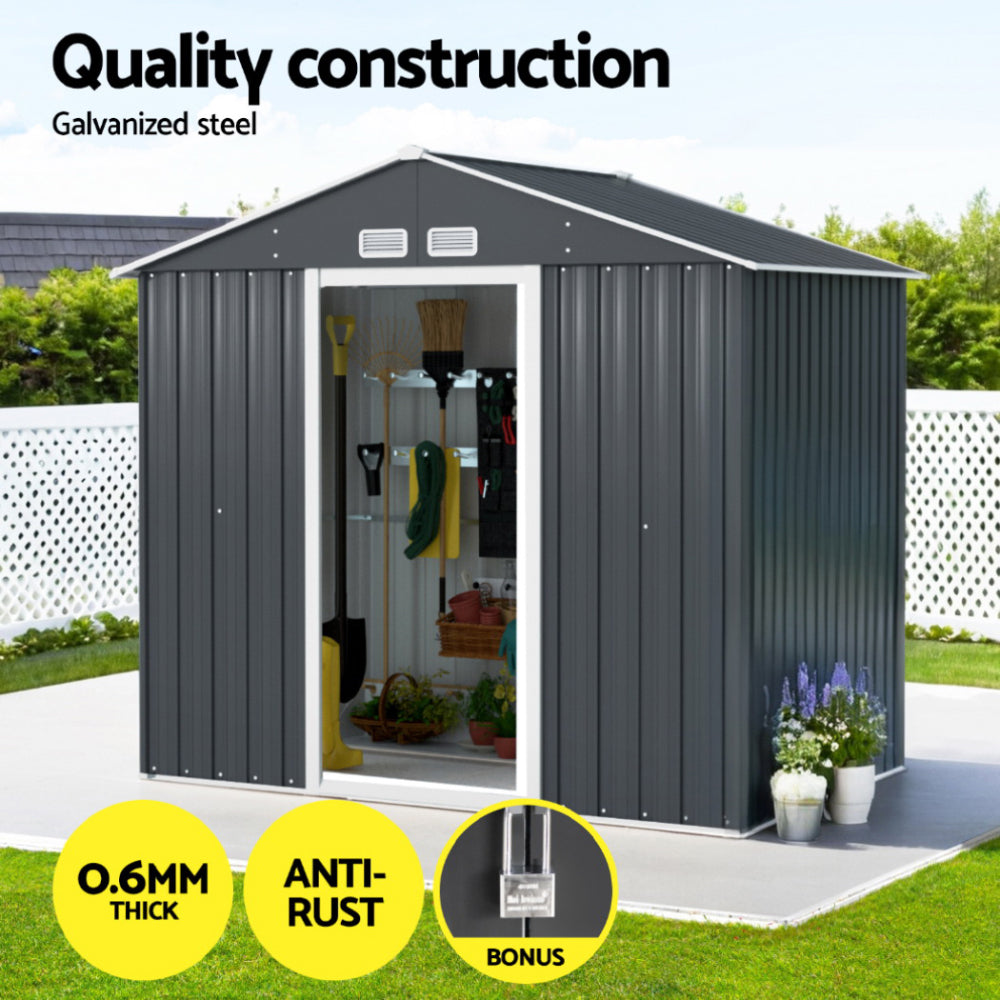 Sheds: Giantz Garden Shed Outdoor Storage 2.15x1.3M Tool Workshop House Shelter Sliding Door