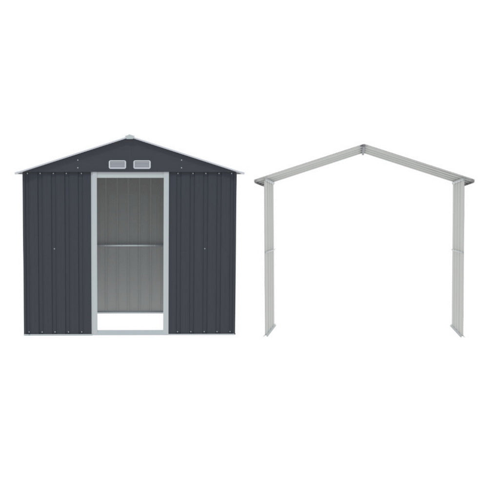 Sheds: Giantz Garden Shed Outdoor Storage 2.15x1.74M Tool Workshop House w/Extension Kit