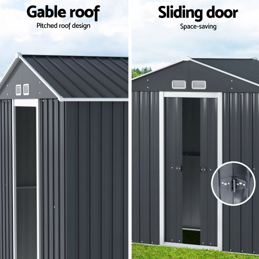 Sheds: Giantz Garden Shed Outdoor Storage 2.15x1.74M Tool Workshop House w/Extension Kit