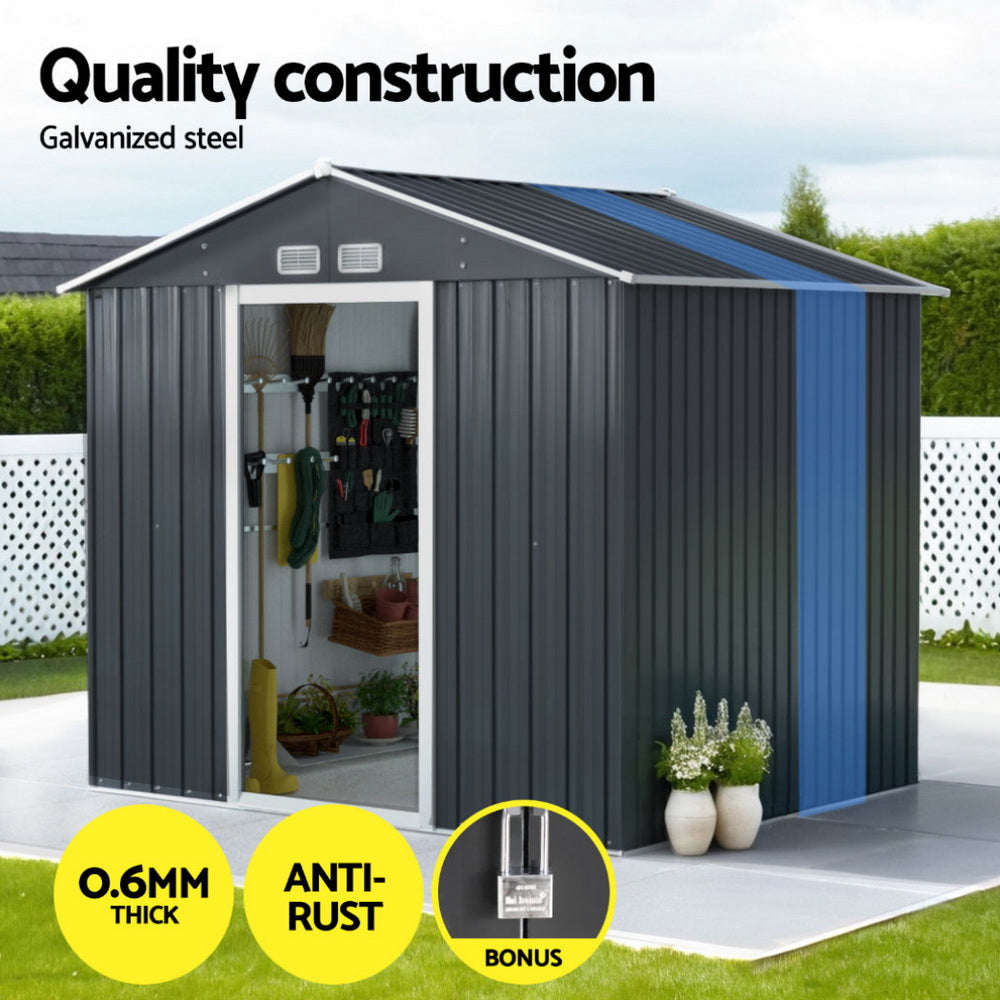 Sheds: Giantz Garden Shed Outdoor Storage 2.15x1.74M Tool Workshop House w/Extension Kit
