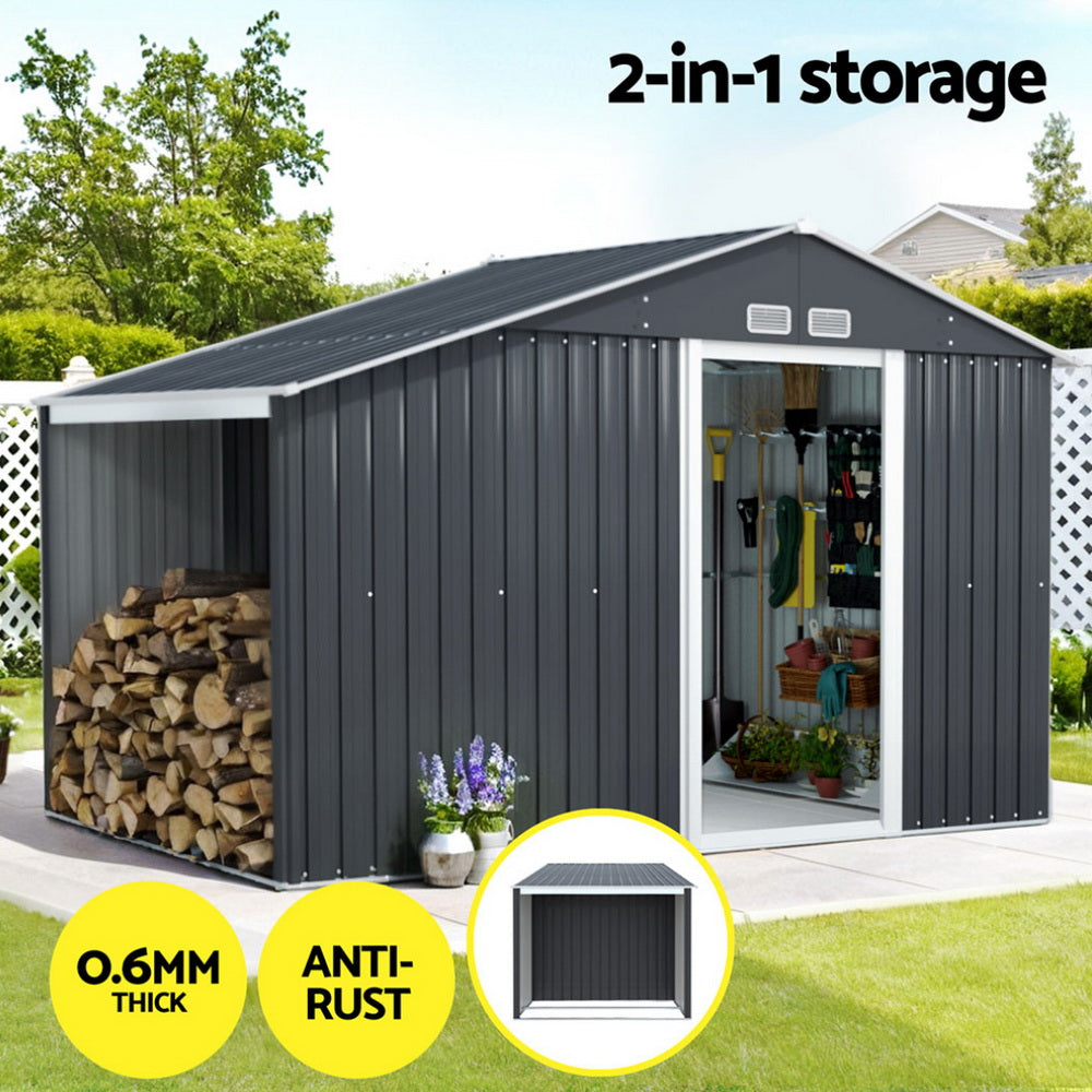 Sheds: Giantz Garden Shed 3.22x1.96M Outdoor Storage Tool Workshop House Shelter