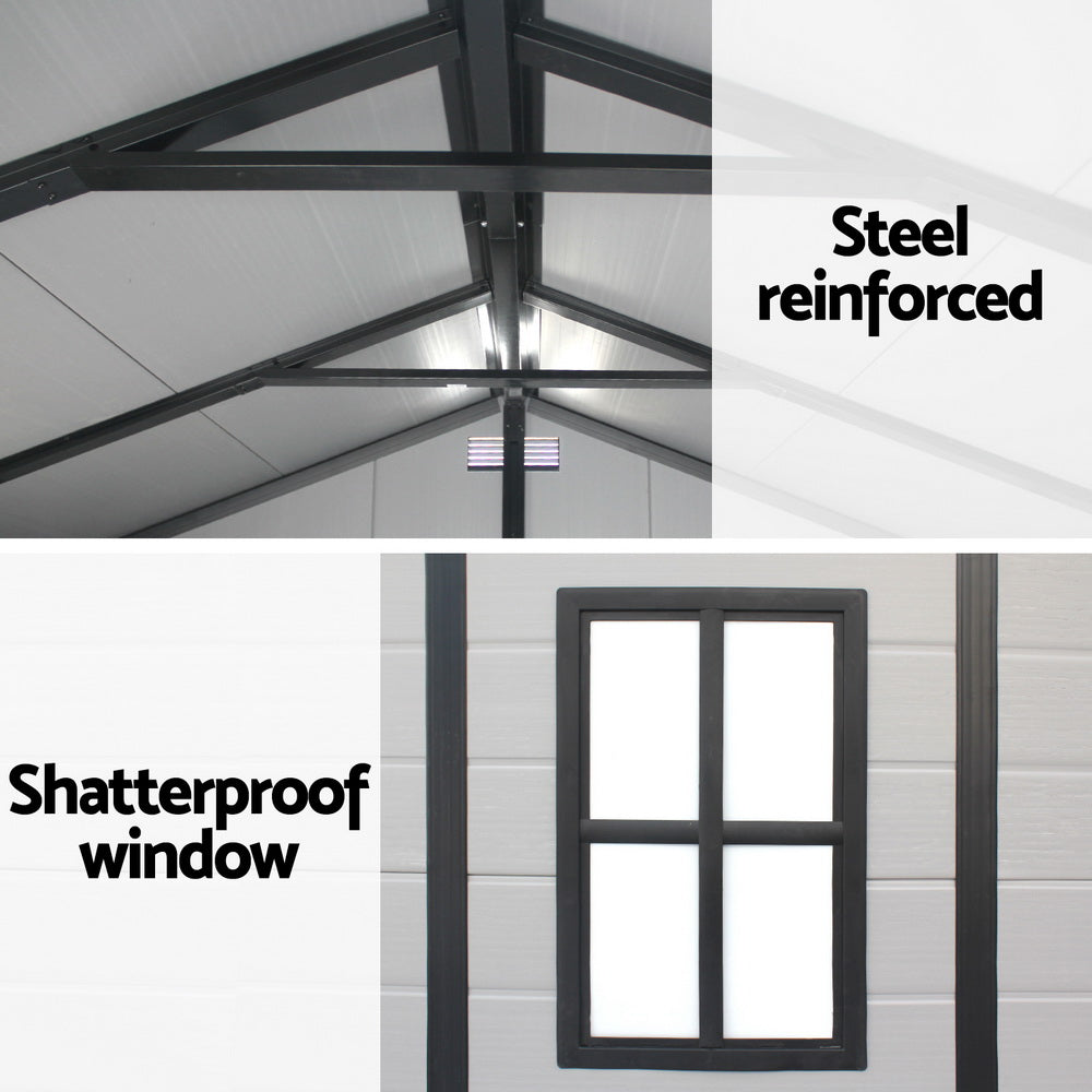 Sheds: Giantz Garden Shed Sheds Outdoor Storage 2.15x2.14M Tool Workshop House Shelter