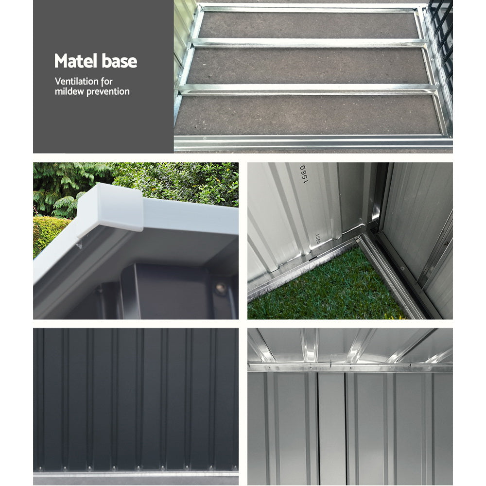 Sheds: Giantz Garden Shed 2.49x1.04M Sheds Outdoor Tool Storage Workshop House Steel 2 in 1