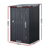 Sheds: Giantz Garden Shed 0.99x1.04M Sheds Outdoor Tool Storage Workshop House Steel