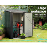 Sheds: Giantz Garden Shed 0.99x1.04M Sheds Outdoor Tool Storage Workshop House Steel