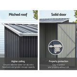 Sheds: Giantz Garden Shed 0.99x1.04M Sheds Outdoor Tool Storage Workshop House Steel