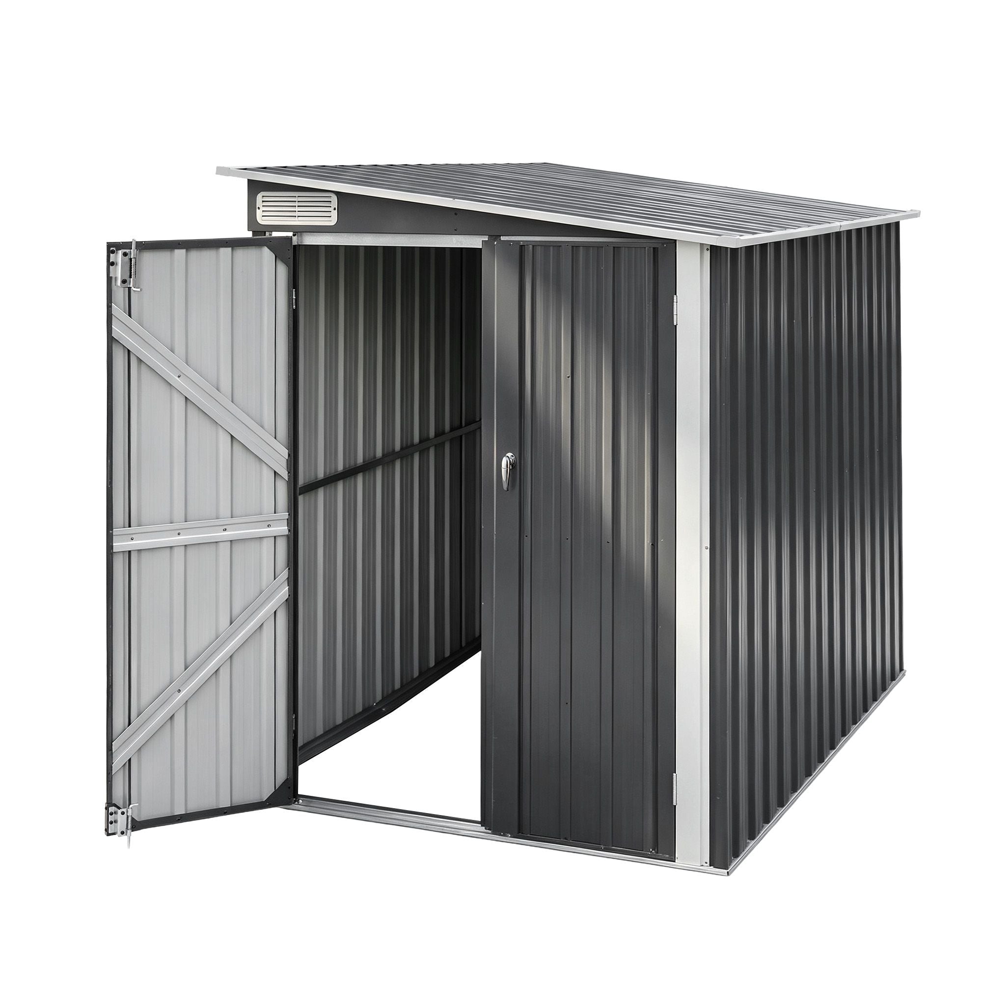Giantz Garden Shed 118x238cm Lean To Bike Shelter Backyard Outdoor Storage