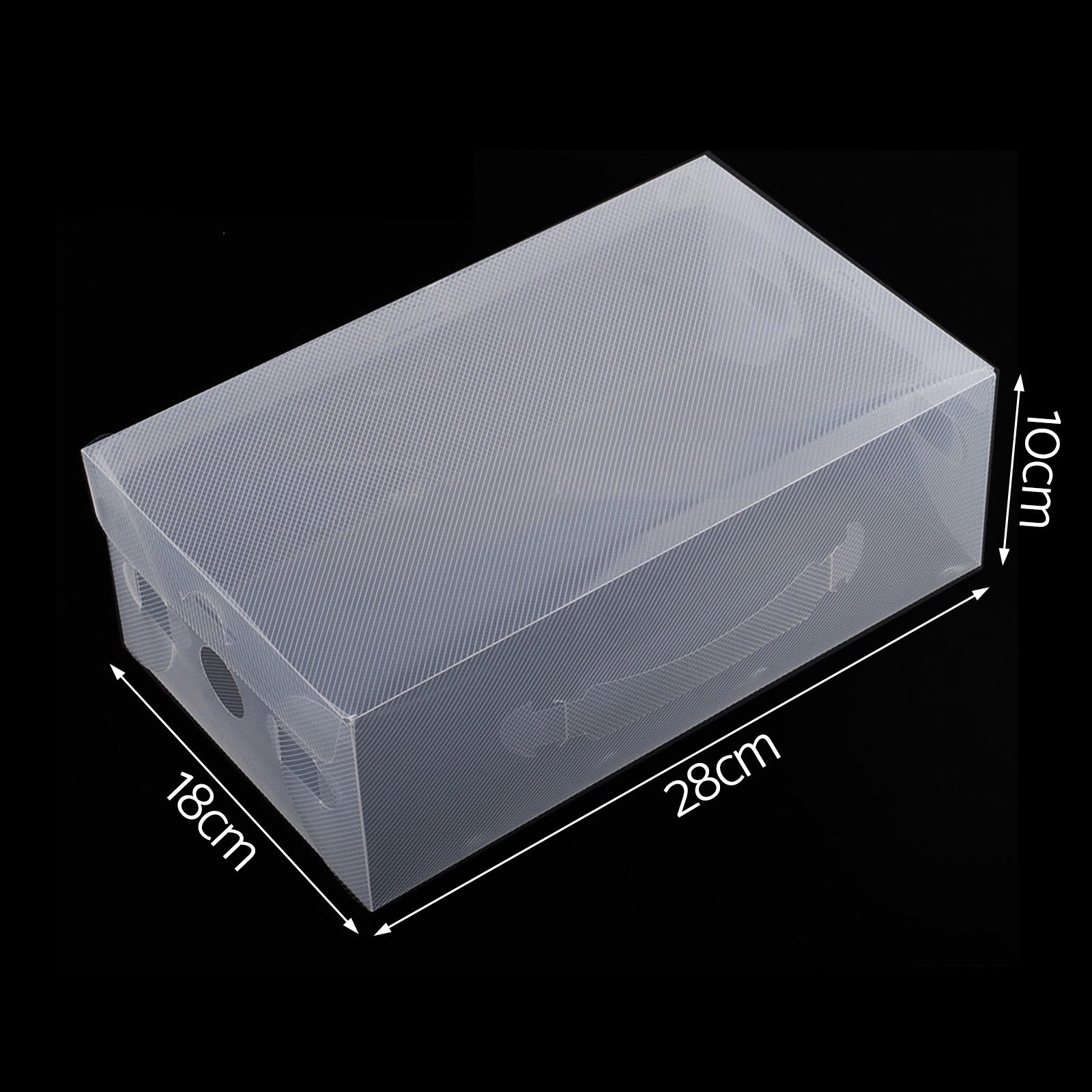 Storage Boxes: Artiss 20X Shoe Box Storage Clear Case Foldable Stackable