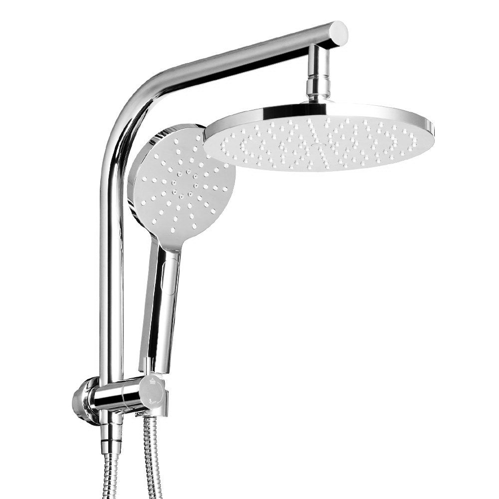 Shower Heads & Screens: Cefito 9'' Rain Shower Head Set Handheld Round High Pressure Chrome