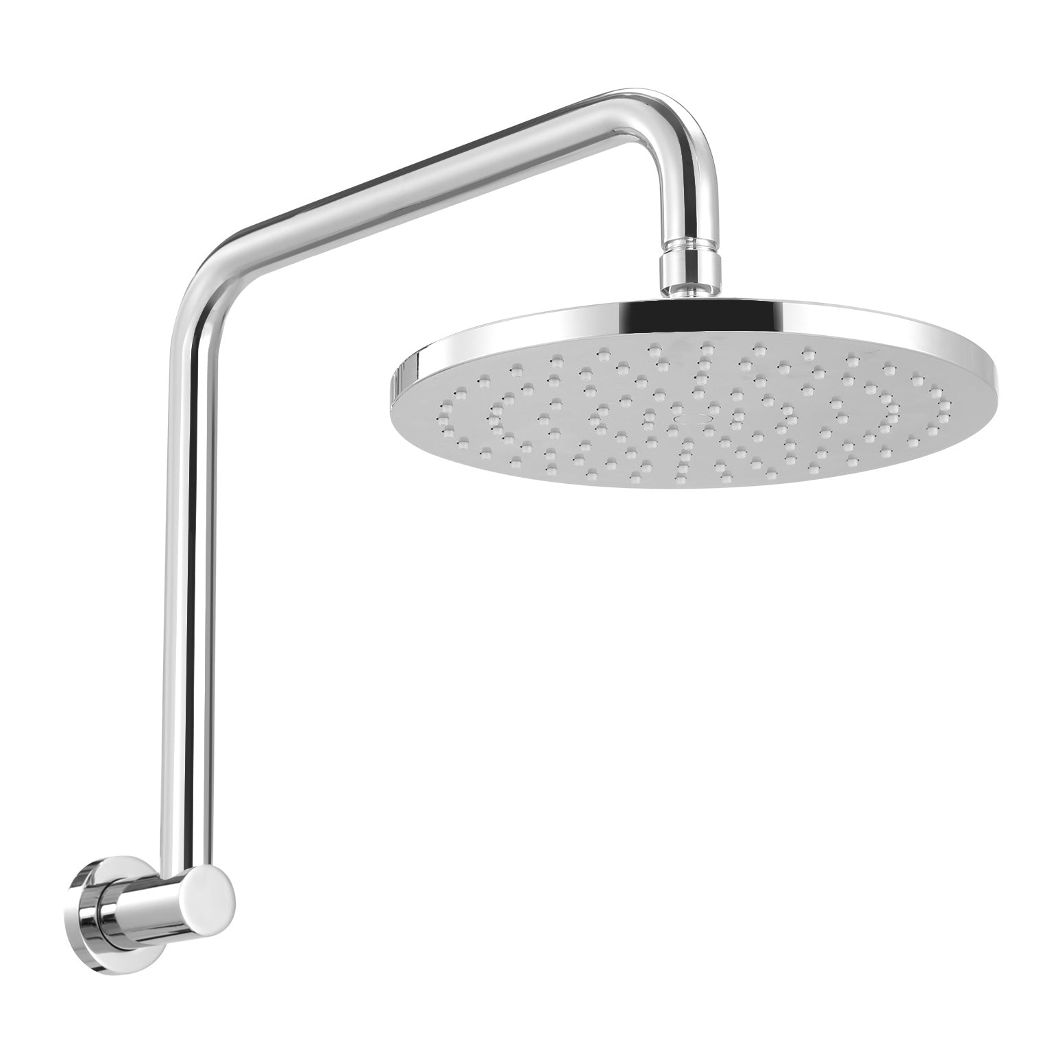 Shower Heads & Screens: 9'' Rain Shower Head Overhead High-pressure Swivel Chrome