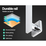 Shower Accessories: Cefito 8'' Rain Shower Head Wall Arm Square High Pressure Chrome