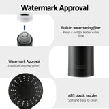 Cefito 4.5" Handheld Shower Head Round with Wall Twin Swivel Bathroom Tap