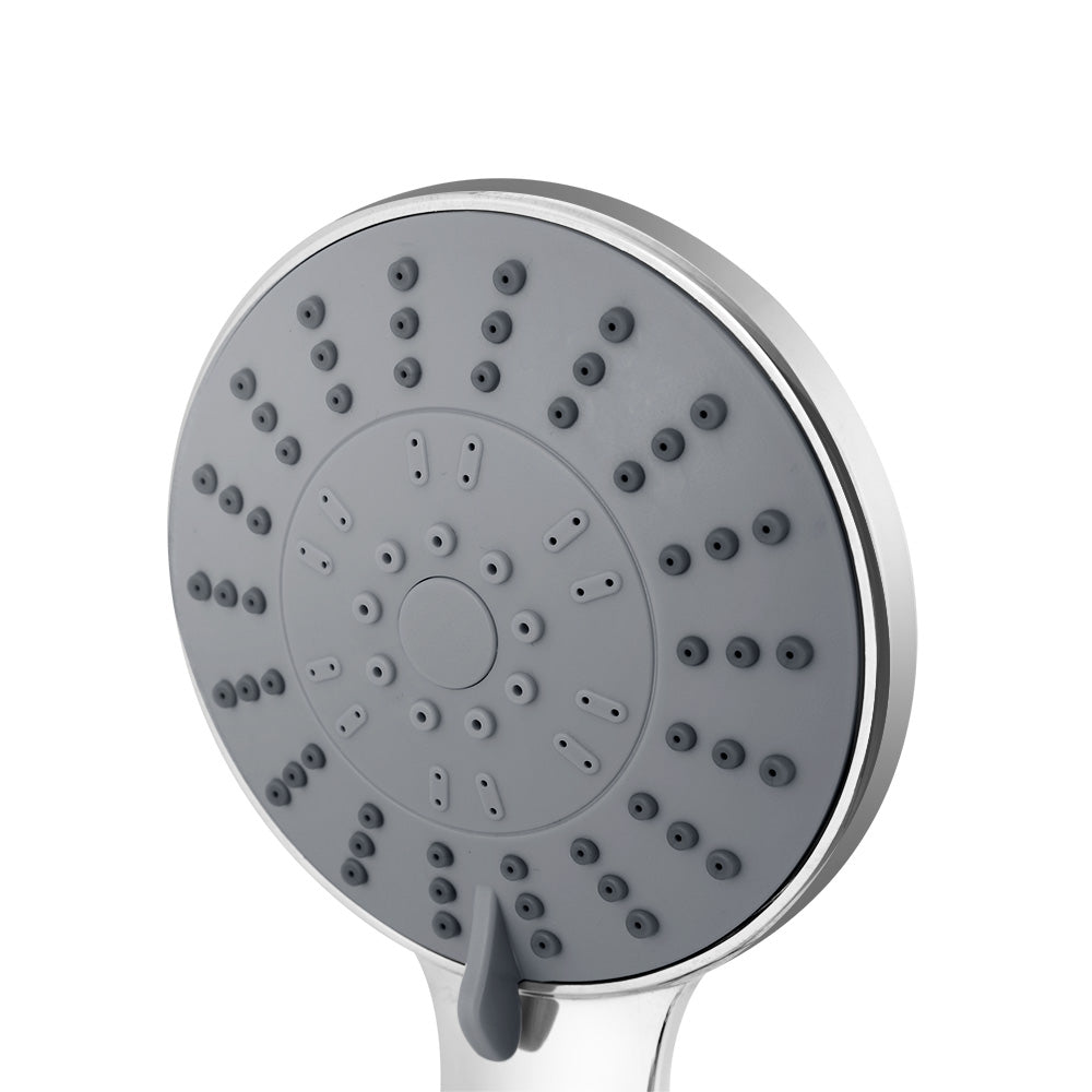 Shower Accessories: Handheld Shower Head 4.5" High Pressure 5 Modes Poweful Round Chrome