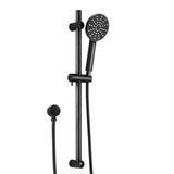 Shower Accessories: Handheld Shower Head Wall Holder 4.7'' High Pressure Adjustable 3 Modes Black