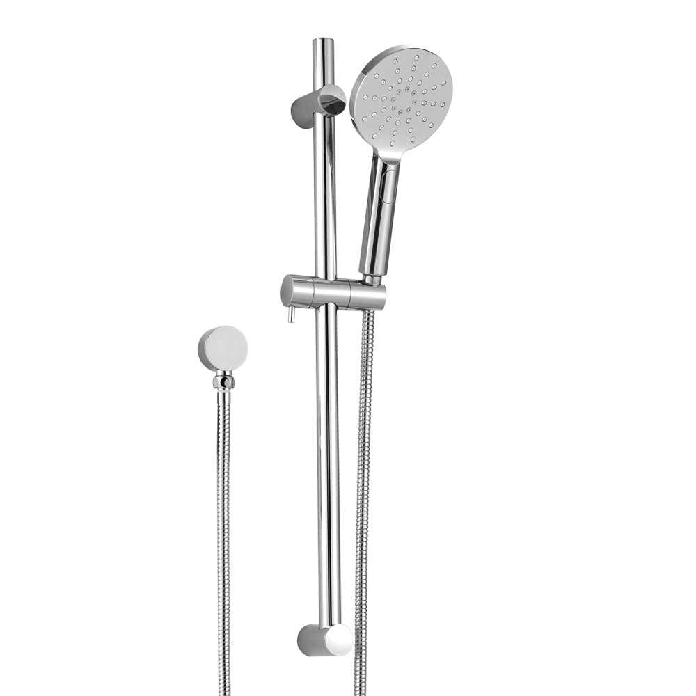 Shower Heads & Screens: Handheld Shower Head Wall Holder 4.7'' High Pressure Adjustable 3 Modes Chrome