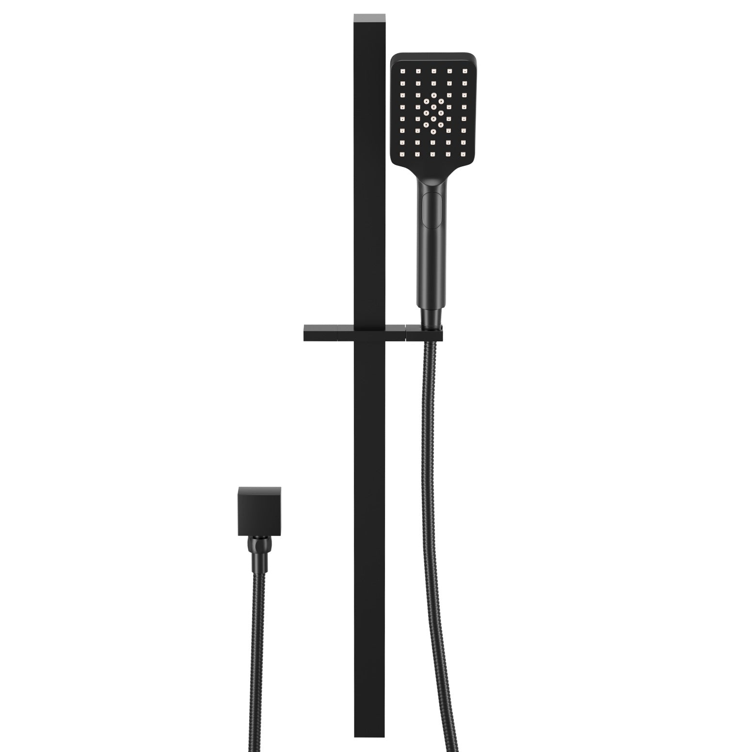 Shower Accessories: Handheld Shower Head Set 3.1'' High Pressure Black