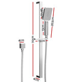 Shower Accessories: Handheld Shower Head Set 3.1'' High Pressure Silver