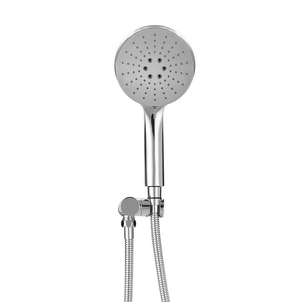 Shower Heads & Screens: Handheld Shower Head Holder 4.7'' High Pressure Silver