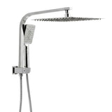 Shower Heads & Screens: 12" Rain Shower Head Set with 3-Mode Handheld Brass High Pressure WELS Chrome