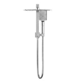 Shower Heads & Screens: 12" Rain Shower Head Set with 3-Mode Handheld Brass High Pressure WELS Chrome
