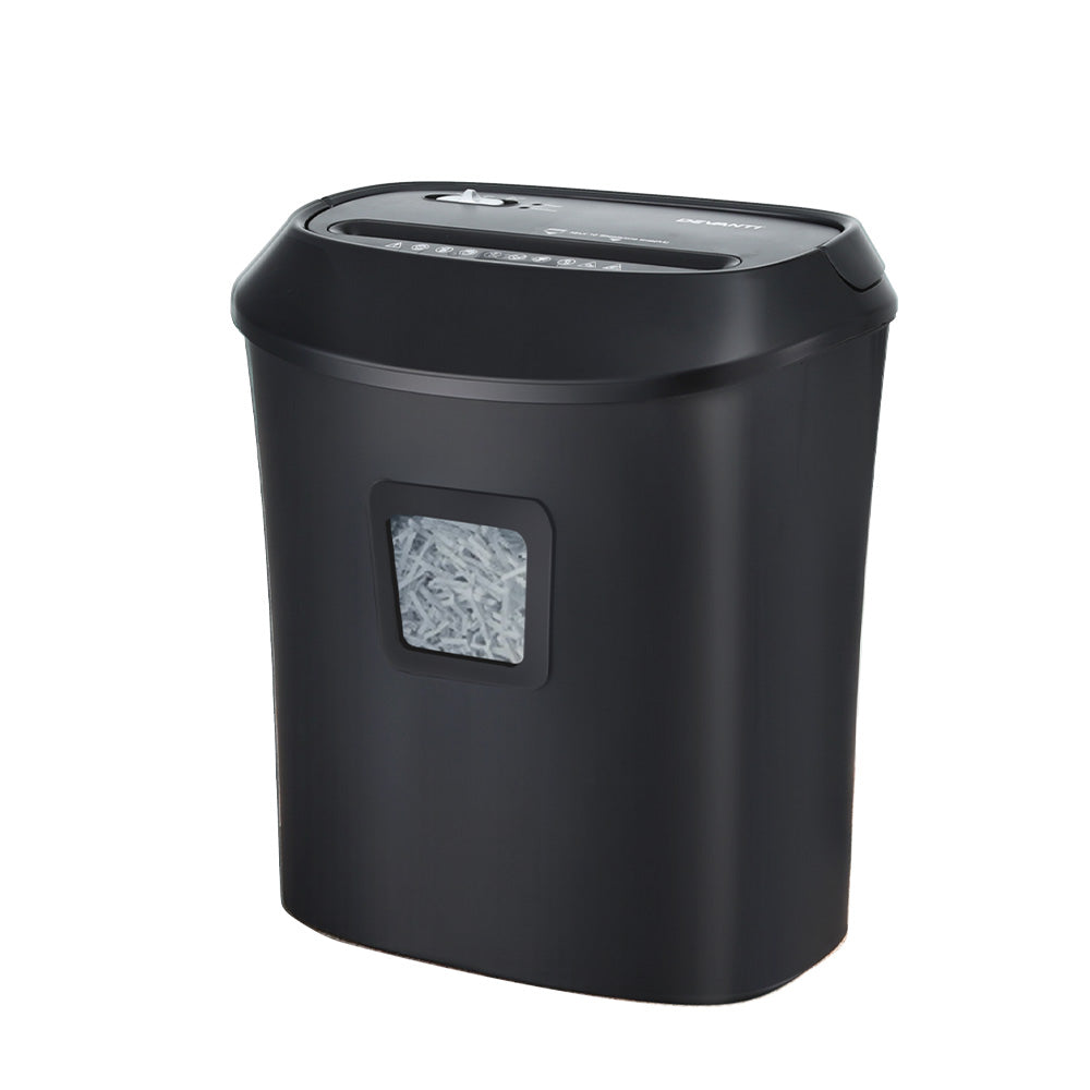 Printers & Accessories: Devanti Electric Paper Shredder for Home Office 10 A4 Paper Sheet Cross-Cut Paper