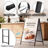A1 Frame Sign Stand Double Sided Poster Display Board Outdoor Advertising 60x90cm
