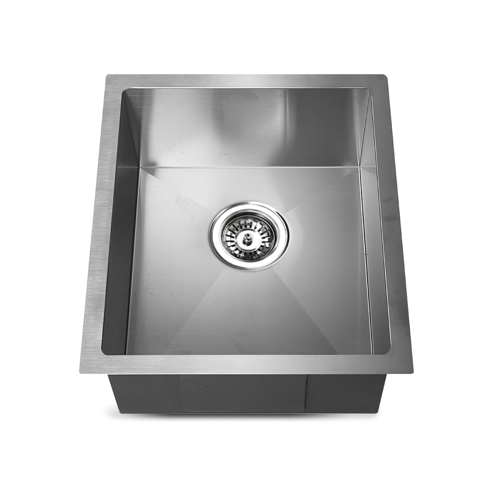Kitchen Sinks: Cefito Kitchen Sink 45X39CM Stainless Steel Basin Single Bowl Silver