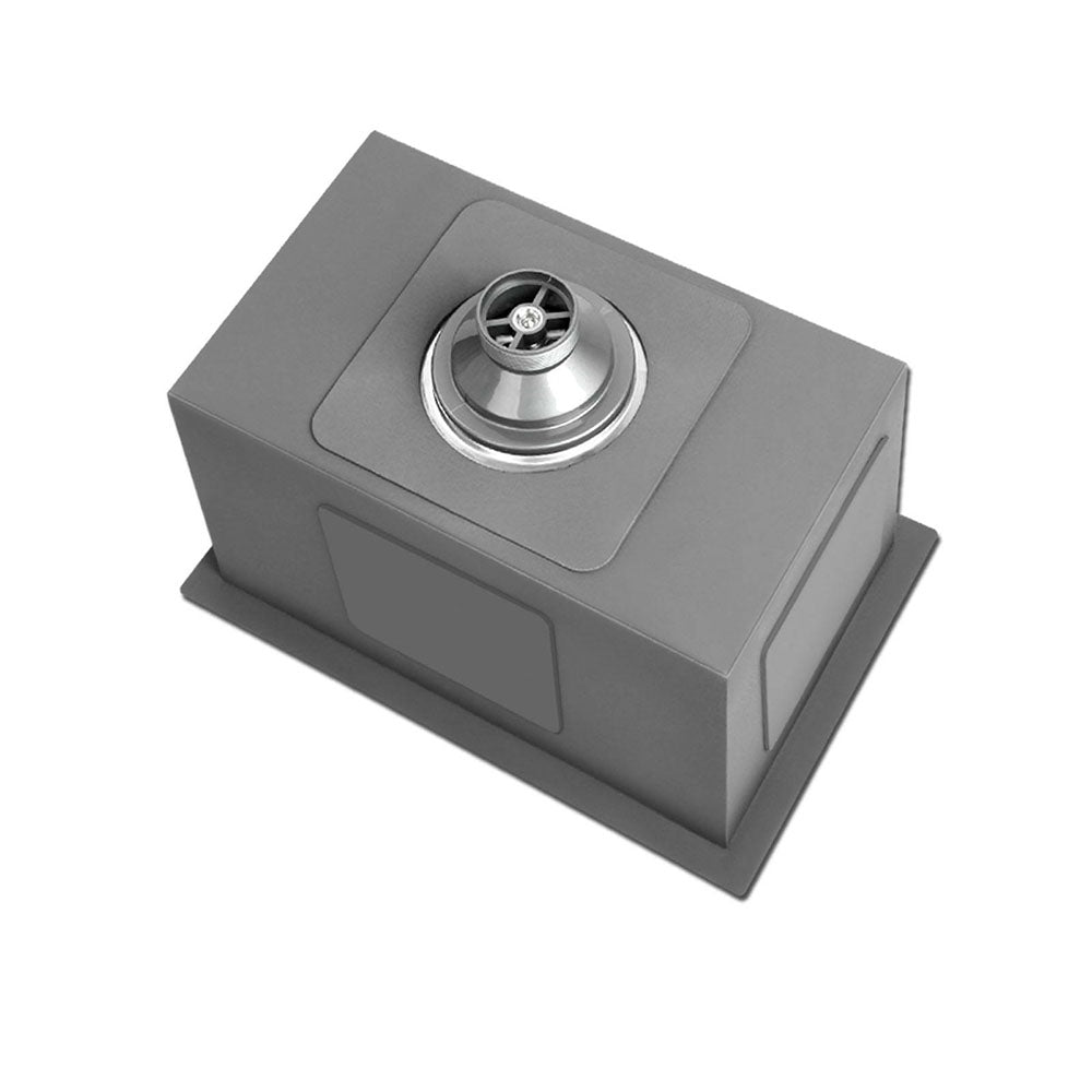 Kitchen Sinks: Cefito Kitchen Sink 45X30CM Stainless Steel Basin Single Bowl Black