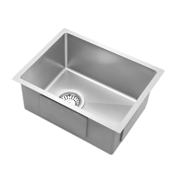 Cefito Kitchen Sink 44X34CM Stainless Steel Nano Basin Single Bowl Silver