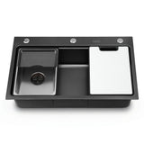 Kitchen Sinks: Cefito Kitchen Sink 304 Stainless Steel Bar Sink Millet Grain Water Basin Sink